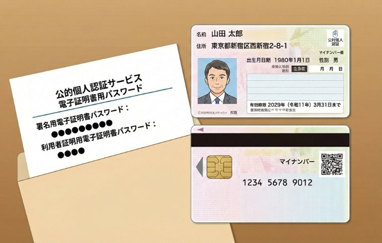 JPYCEXで必要な書類のイラスト